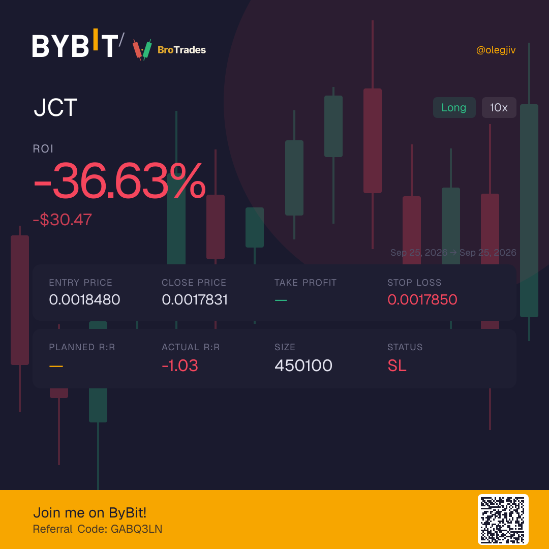 JCT trade card